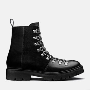 NWT Grenson Nanette Leather Ski Boot - Black